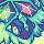 Terapagos (terastal) Pokemon portrait