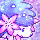 Shaymin (galaxy) Pokemon portrait